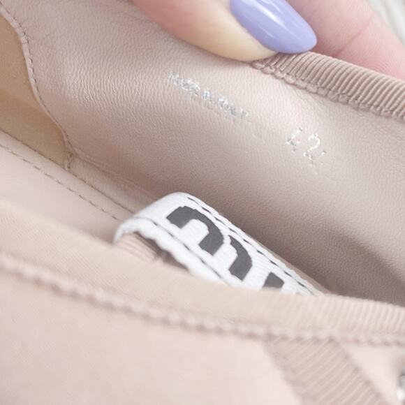 Miu Miu Women's Pink Satin Lace-up Platform Espadrille Sneaker Size‎ 42 - Picture 7 of 8